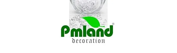 PMLAND Acrylic Mini Flat Marbles, Pebbles, Beads 3500+ Pcs 6 mm in Diameter for Vase Fillers, Brush Holder, Party Table Scatter, Wedding, Decoration, Crafts - Clear - PMLAND Acrylic Crushed Ice Rocks Crystals Cubes Gems Vase Filler Table Scatter