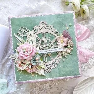 Prima Marketing Memory Hardware Resin Fleur Coeur Frame - product information 10