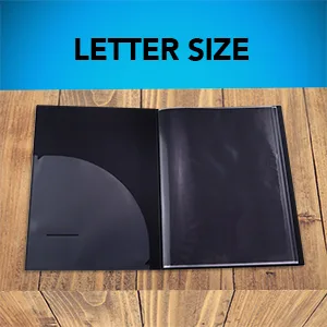 Itoya Art Profolio Portfolio 8-10 Inches Storage Display Book, 24 Sleeves for 48 Views - letter size book
