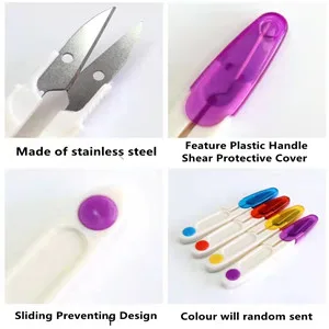 Elastic String for Jewelry Making 0.8mm Clear Elastic Nylon Cord 100M Crystal for Bracelet Making DIY Beading Stretchy String for Bracelets and Beaded Scissors, Stretch Necklaces Threads cable0.8 - High quality portable cutter scissors