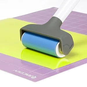RANCOVY Brayer Roller & Mat Remover Tool Tweezers Set for Cricut/Silhouette/Brother and T-Shirts Heat Transfer Projects Printmaking - brayer roller