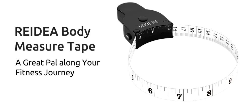 Body Tape Measure 60in with Clip-n-Lock & Eject (Pop Up Release) Button & Rebound Buckle, REIDEA M2 Upgraded Ergonomic and Portable Design, 60inch/150cm, Mint 1 Pack | Mint - REIDEA