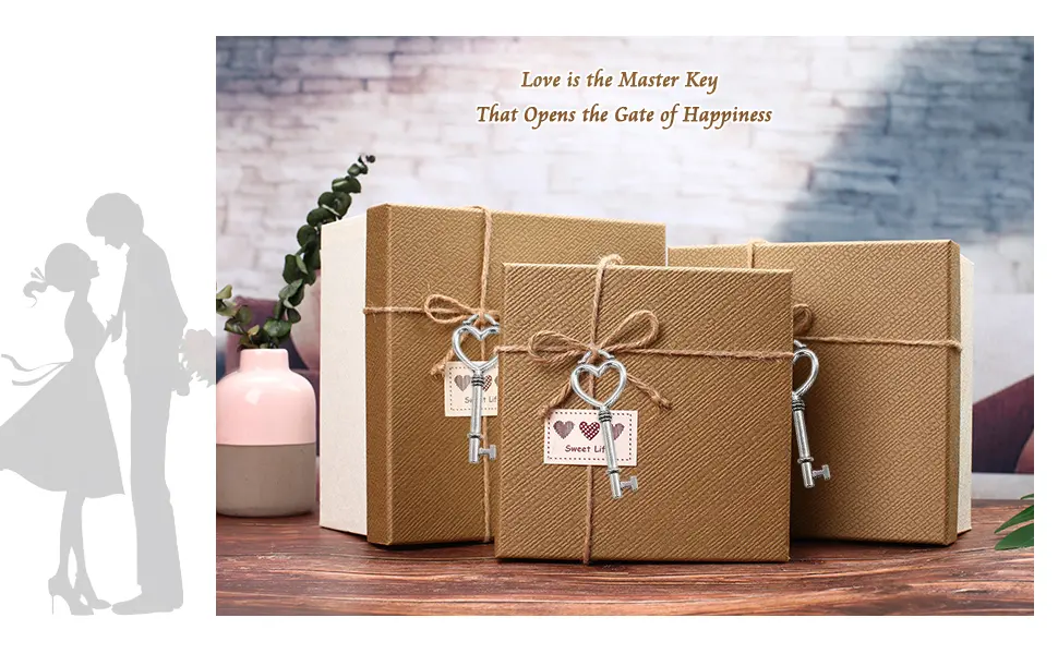 30PCS Assorted Antique Skeleton Keys, Vintage Steampunk Keys, Juliet Collection (Silver) - Juliet Keys