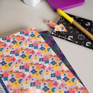 Simply Genius (Single Roll) Patterned Duct Tape Roll Craft Supplies for Kids Adults Colored Duct Tape Colors, Spring Flowers - duct tape ideas journal pretty designs for diy