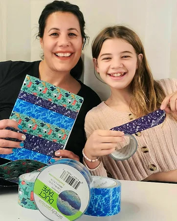 Simply Genius (Single Roll) Patterned Duct Tape Roll Craft Supplies for Kids Adults Colored Duct Tape Colors, Spring Flowers - tape