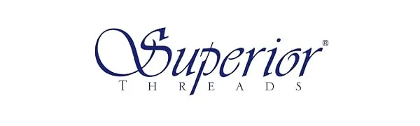 Superior Threads - Titanium-Coated Topstitch Needles #90/14 - for Quilting, Embroidery, and Sewing, 5 Count - Superior Threads company logo on a white background