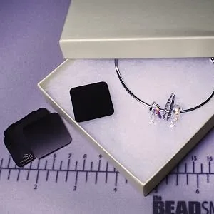 The Beadsmith Anti-Tarnish Tabs, 1 x 1 inch, Non-Abrasive, 50 tabs per Pack, for Jewelry Storage - jewelry