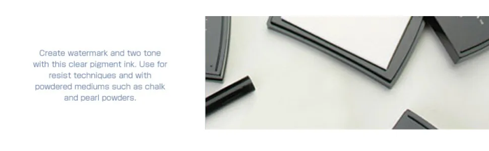 Tsukineko VM000001 Full-Size VersaMark Pigment Inkpad, 3-Inch X 2-Inch, Clear - product information 1
