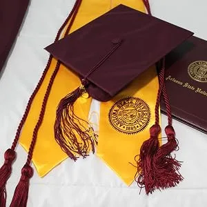 UIALECG Double Graduation Honor Cords - Royal Blue and Gold,68" Long Royal Blue+gold - product information 2