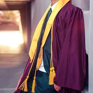 UIALECG Double Graduation Honor Cords - Royal Blue and Gold,68" Long Royal Blue+gold - product information 4