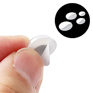 Upins 1000 Pcs Black Wiggle Googly Eyes with Self-Adhesive, 6mm 8mm 10 mm 12mm Mixed Packaging - wiggle eyes