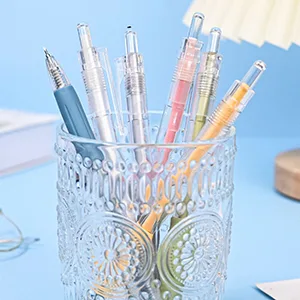 12 PCS Cartoon Pattern Student Utility Knife Pen, Craft Cutting Tool Paper Pen Cutter Knife, Creative Retractable Carving Pen Knife for Office and Home (A) - utility knife pen exacto knife for crafting exacto knife blades