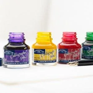 Winsor & Newton Calligraphy Ink Bottle, 30ml, Black - product information 1