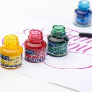 Winsor & Newton Calligraphy Ink Bottle, 30ml, Black - product information 3