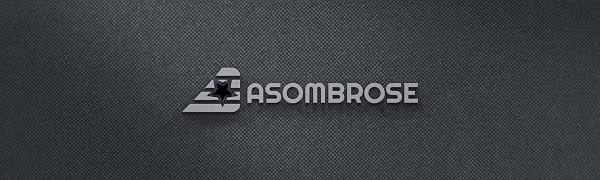 ASOMBROSE Small Spray Bottles, 2oz/60ml Clear Empty Fine Mist Travel Size Mini Bottle Set, Pump Spray Cap Refillable Reusable Liquid Containers For Essential Oils, Hair Sprayer (4 Pack) Plastic - company logo