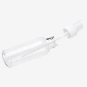 Fine Mist Spray Bottle 3.4oz/100ml Clear Travel Bottles Leak Proof for Makeup Cosmetic Containers (CLEAR) - bottles