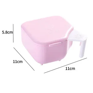 Darin 2Pack Denture Case, Denture Cleaning Container with Strainer Lid Denture Storage Box,Travel Retainer Box Denture Cup for Women and Men Lightblue - denture cup