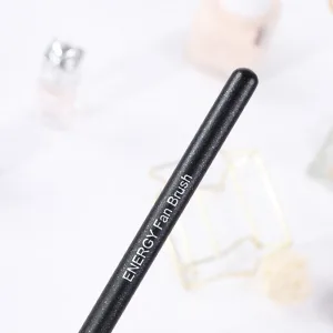 Fan Brushes Makeup for Facials ENERGY Small Makeup Brush for Blush Highlighter Setting Powder Minerals Blending Buffing,Professional Vegan Synthetic Nails Makeup Applicator - product information 6
