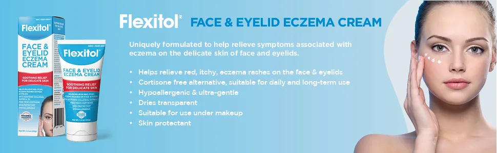 Flexitol USA Face & Eyelid Eczema Cream 40g / 1.4oz - Flexitol FE Eczema Cream 2
