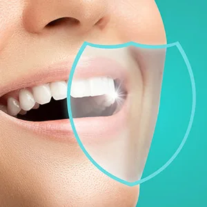 GuruNanda Express Whitening Strips for Whiter Teeth, Made of Natural Coconut Oil for Sensitive Teeth, Enamel Safe (14 Strips), Clear, 1 Count - whitening strips