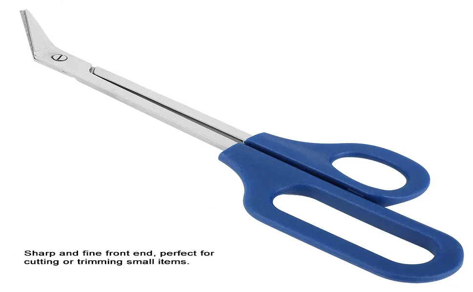 Long Handle Toenail Scissors for Thick Toe Nails Easy Reach Handle Unique Design Ergonomic Stainless Steel Cuticle Scissor - Long Handle Toenail Scissors for Thick Toe Nails
