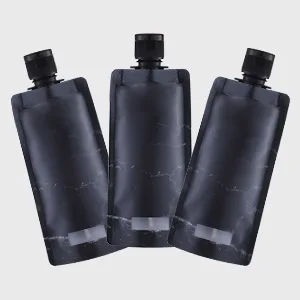 LISAPACK 3oz Refillable Travel Squeeze Pouches, Sub Bags for Toiletries, Portable Fluid Bags Container for Shampoo (6 Pcs) - travel fluid pouch