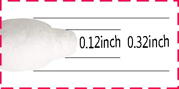 2 Packs Safety Cotton Swabs with Large Tip, Baby Cotton Buds 160pcs - product information 4