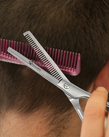 RUVANTI Ruvnati Hair Cutting Scissors and Thinning Grey Scissor - A2722FA7-3E48-4DC7-801F-B7D9F3C045E5