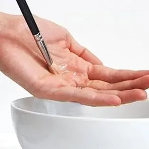 SILSTAR PROFESSIONAL RETRACTABLE FACE POWDER BRUSH MADE IN KOREA SPB010 - wash brush