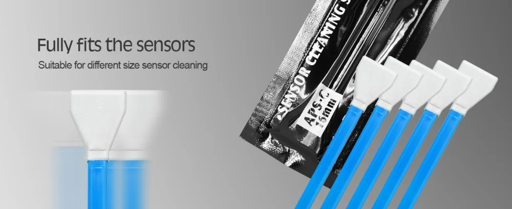 AAWipes Sensor Cleaning Swabs for APS-C Sensors of DDR DSLR or SLR Camera (20 Pack of 16 mm Sensor Cleaning Swabs) - 3545