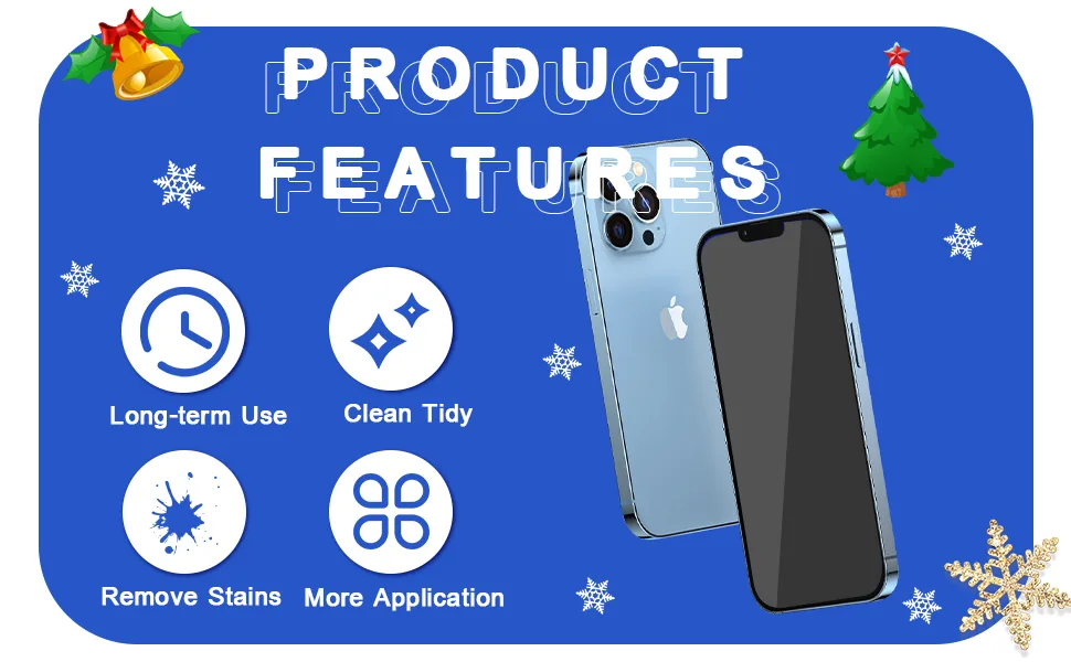 Cell Phone Cleaning Kit, Speaker Cleaner for iPhone, Charging Port Cleaning Tool, Electronic Cleaning kit, Compatible with Airpods Earbuds Camera USB C Lightning Port ipad (140PCS) - product information 2