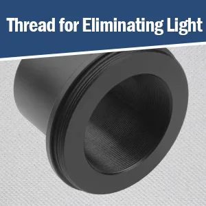 Astromania 1.25" T-Adapter - Can Use Together with T-Ring - Connect a DSLR or SLR Camera to a Telescope - T-Adapter5