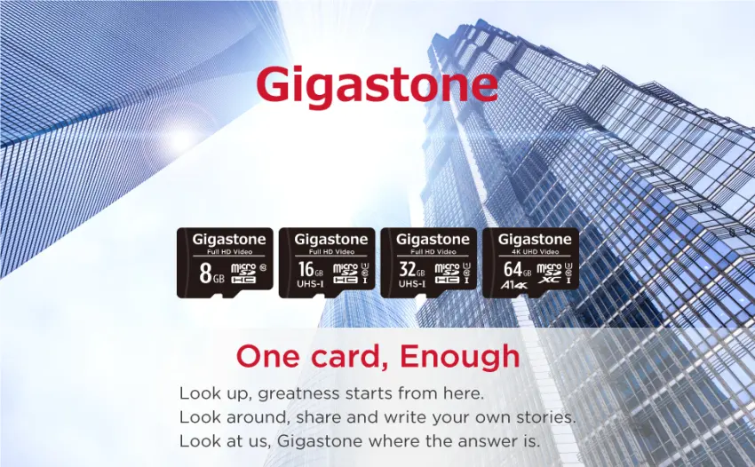 Gigastone 8GB 2-Pack Micro SD Card, Full HD Video, Surveillance Security Cam Action Camera Drone, 85MB/s Micro SDHC Class 10 8GB FHD 2-Pack - -1_A+content_210927-4