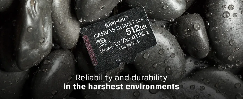 Kingston 128GB microSDXC Canvas Select Plus 100MB/s Read A1 Class 10 UHS-I Memory Card + Adapter (SDCS2/128GB) 1 Count (Pack of 1) Fast (Up to 100 MB/s) - product information 3