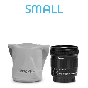 MagicFiber Microfiber Camera Lens Pouches (3 Pack) Ultra Soft Bags with Built-in Cloth for Cleaning and Storing Camera Lenses - MagicFiber Microfiber Camera Lens Pouches (3 Pack)