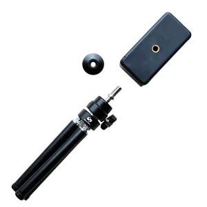 MamaWin Lightweight Mini Webcam Tripod for Smartphone, Logitech Webcam C920 C922 Small Camera Desk Tripod Mount Cell Phone Holder Table Stand (Black) - Lightweight Mini Webcam tripod
