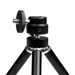 MamaWin Lightweight Mini Webcam Tripod for Smartphone, Logitech Webcam C920 C922 Small Camera Desk Tripod Mount Cell Phone Holder Table Stand (Black) - Lightweight Mini Webcam tripod for Logitech Webcam C920 C922 Small Camera Tripod Mount