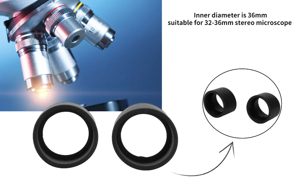 Eyeshields Eyepiece Cover 2pcs Telescope Protector Eye Guard Professional Eye Cups with 36mm Diameter to Reduce Impact(KPH1 Bevel) KP-H1 bevel - Eyepiece Cover