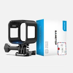 Sametop Frame Mount Housing Case Compatible with GoPro Hero 5 Session, Hero 4 Session, Hero Session Cameras Standard - gopro frame