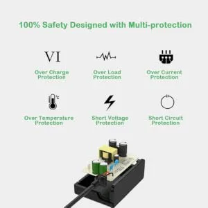 UL Certified AC 100-240V to DC 12V 2A Power Supply Adapter, Plug 5.5mm x 2.1mm for CCTV Camera DVR NVR Led Light Strip UL Listed FCC 1-Pack - product information 17