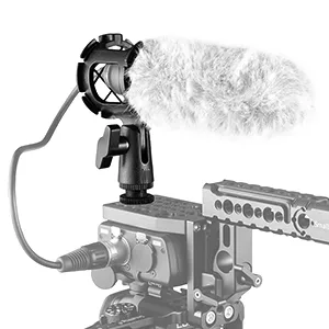 SMALLRIG Microphone Shock Mount with Cold Shoe Pinch for Camera Shoes and Boompoles 1859 - 1859