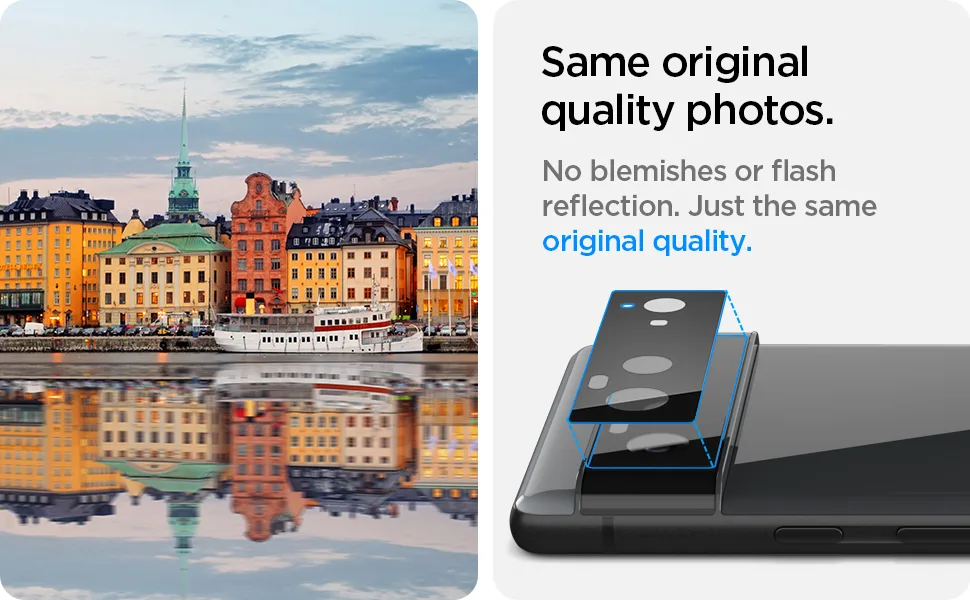 Spigen Camera Lens Screen Protector Glas.tR Optik Designed for Pixel 6 - Black 2 Pack - product information 6