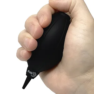 UES Air Blower Dust Blaster for Digital, DSLR, SLR Cameras Sensor Lens Cleaning, Rubber Bulb Air Pump Dust Blower Cleaner - Black - ruber