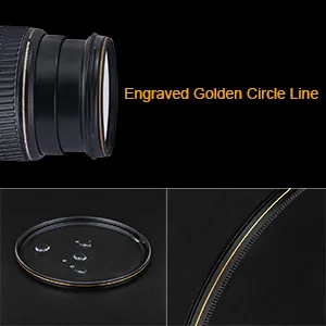 waka 58mm MC UV Filter - Ultra Slim 16 Layers Multi Coated Ultraviolet Protection Lens Filter for Canon Nikon Sony DSLR Camera Lens - Deluxe Perfromance