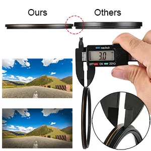 waka 58mm MC UV Filter - Ultra Slim 16 Layers Multi Coated Ultraviolet Protection Lens Filter for Canon Nikon Sony DSLR Camera Lens - Ultra Slim Design