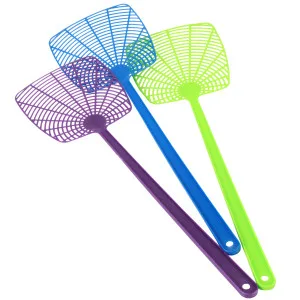 Chef Craft Select Fly Swatter Set, 18 inch 3 piece set, Purple/Green/Blue (Model: 21041) - Chef Craft 3 Piece Fly Swatter Set