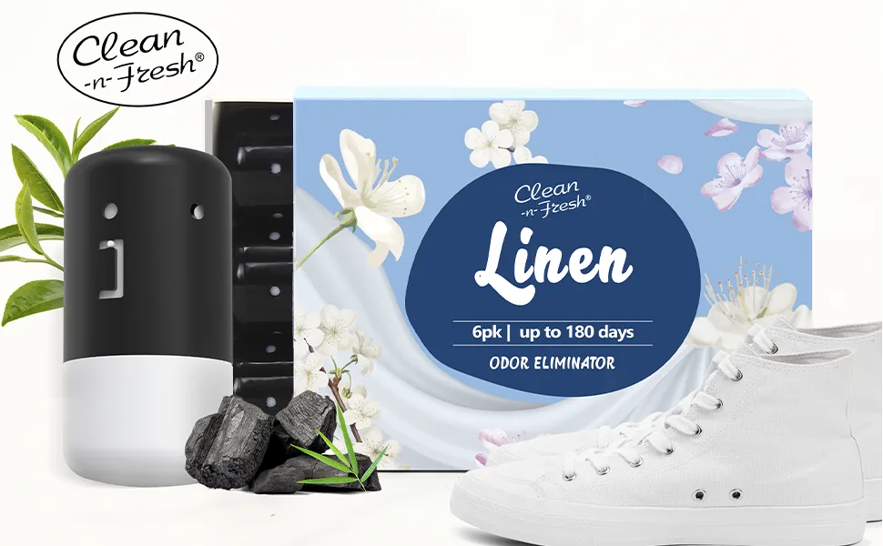 Shoe Deodorizer Balls for Sneaker, 6 Pack, Odor Eliminator, Natural Bamboo Charcoal & Tea Polyphenols Long Lasting Shoe Freshener Linen - product information 1