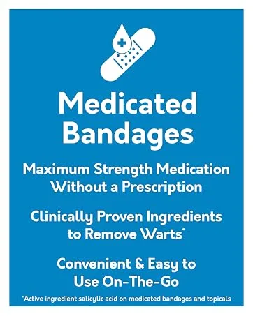 Compound W Maximum Strength One Step Plantar Wart Remover Foot Pads, 20 Count - Wart bandaids