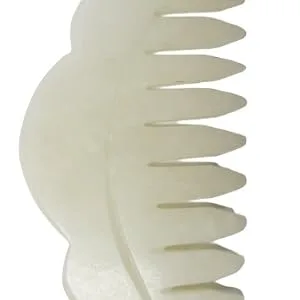 DMtse Natural Guasha Stone for Head Therapy Massage Hair Comb Scalp Massager Tool SPA Treatment - product information 3