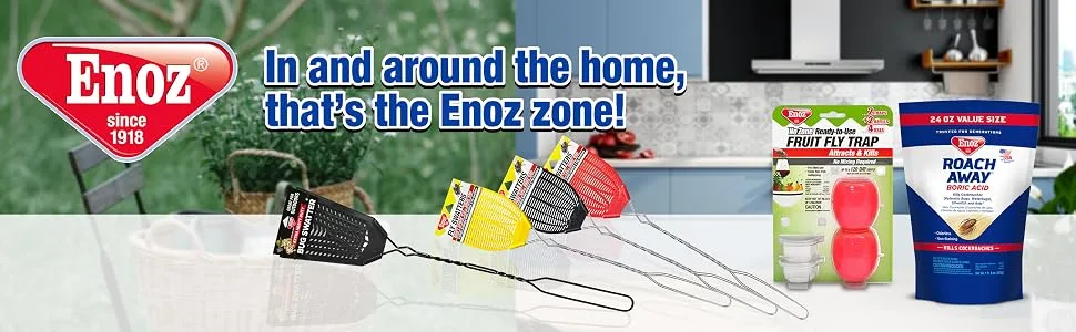 Enoz Sergeant Swat Flyswatter 1 - roach away, fruit fly trap